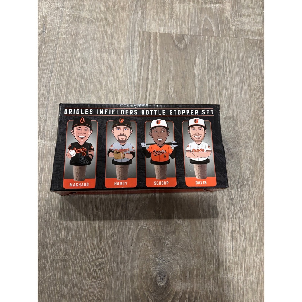 Orioles Infielders Bottle Stopper Set‎ Machado Hardy Schoop Davis 2017